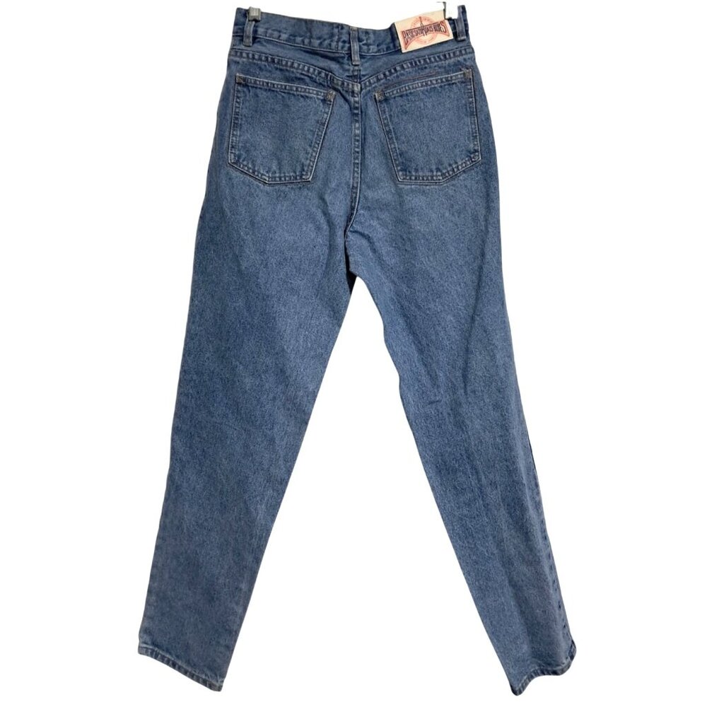 Basic Saturday Blues Jeans Womens Size 10 Vintage Mom High Waisted‎ Straight Leg